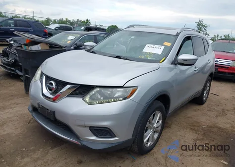 2016 Nissan Rogue Sv from USA, damaged, VIN 5N1AT2MV7GC882575